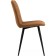 STULL OF A METALLARCASA RALF Metal/Velor, Black/Brick 44x53x83 cm