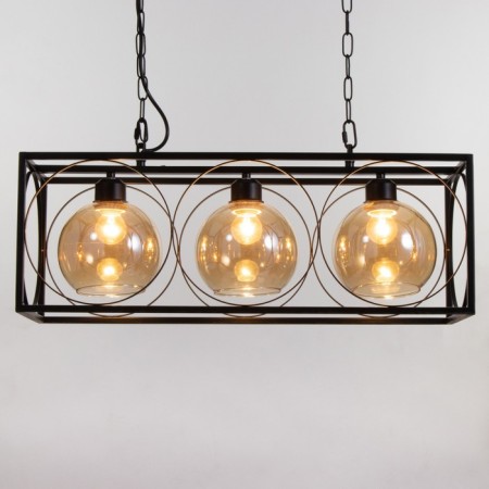 Lamp Bayerlux 2753/3 E27 40W Black 62x22x26-126 cm-2