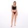 Panties tanga women, burgundy color, size 52