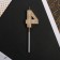 Candle for a cake, number "4", champagne.