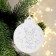 Christmas tree decoration for coloring "Snow" 4 pcs., Brush