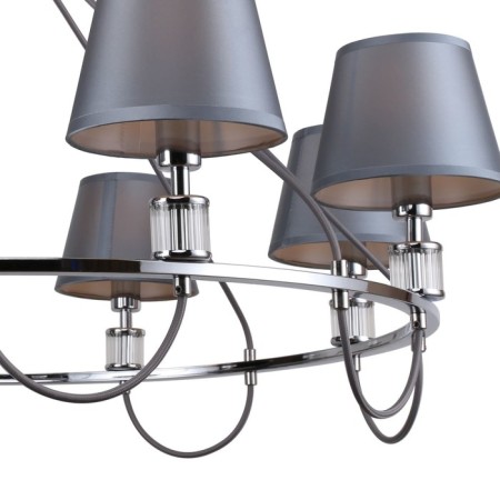 Martina chandelier, 8x40W E14, chromium color-3