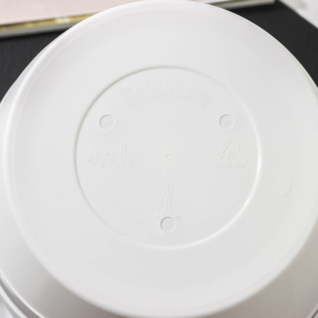 Pot for flowers with the Podon Venice, 4.1 l, D = 21 cm, white color-4