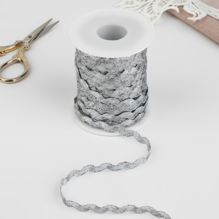 Fleet braid "Back", 5 mm, 27 ± 1 m, silver color-1