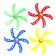 Boomerang "Marine Star", Mix colors