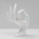 Stand for jewelry "Hand" 8.5 × 7 × 16 cm, white color
