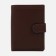 Male purse on the button, 3 in 1, for auto documents, passports, cards, bills, brown color