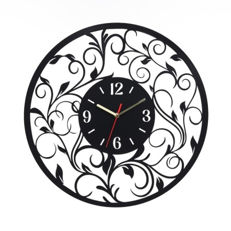 Wall-wall watches "curls", silent, d-40 cm, aa-1