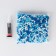 Toy pompons "Bunny", white blue blue