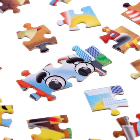 Children's puzzle "Cars at a construction site", 54 elements-2