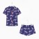 Female pajamas (shirt and shorts) KAFTAN ZEBRA size 44-46, color blue
