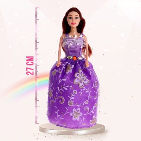 Model doll "Arina" in a dress, mix-2