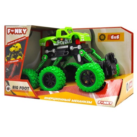 Inertial Funky Toys “SUV” machine, green color-2