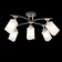 Ceiling chandelier Citilux "Fortune" CL156152, 47x36x35 cm, 5x75W, e27, brown color