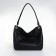 Load bag with a zipper, textura, large size, black color