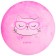 Children's ball zabiaka "cat with glasses", d = 22 cm, 60 g