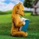 Figure "Fox with a book" 30x19x17cm