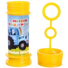 Soap bubbles, 20 pieces blue tractor yellow, 35 ml