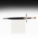 Suv. product dagger, black scabbard, 35cm