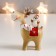 Souvenir Polystone "New Year's Oleg with a chick on the back" MIX 9x6.5x3 cm