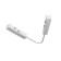 Corner power connector 15 cm, Exign, White