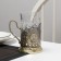Set for tea "Vysotsky", 2 subjects: cup holder d = 65 mm, glass, brass