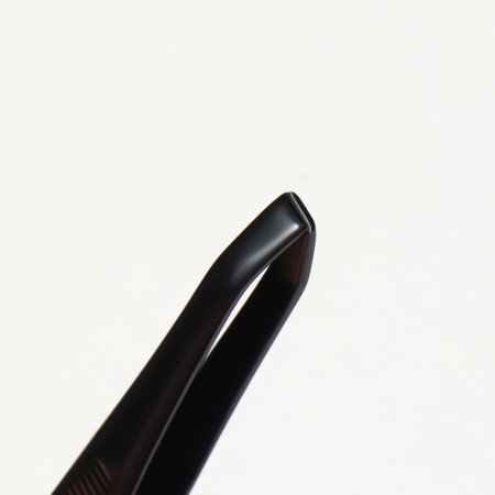 Pinzet "Premium" straight, narrow, 9 × 0.6 cm, on the blister, black color-4