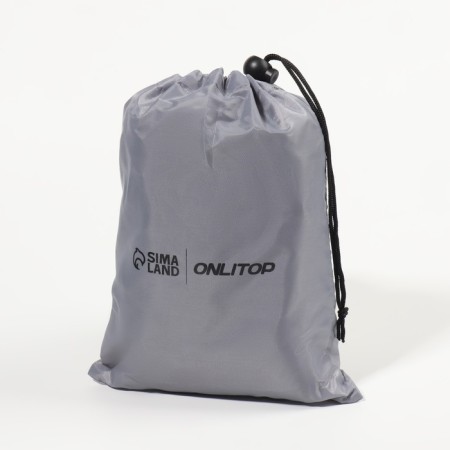 Inflatable pillow, 50 × 35 × 30 cm, in a case, color gray color-7