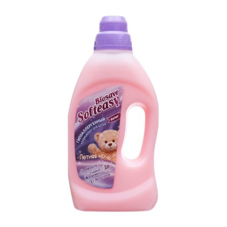 Conditioner Hypoallergenic velvet Biosave Softeasy, Summer Night 1 L