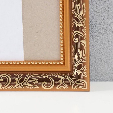 Photo frame plastic 35x50 cm, gold (plastic screen)-1