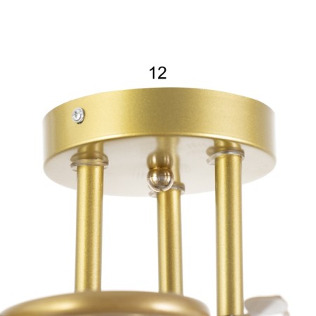 Elor chandelier 3he27 40W gold 58x26 cm-7