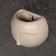 Cashpo suspended "silhouette" Beige, 11x6cm