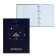 A notebook on 4 rings A5, 160 sheets, in a cage, supernova, hard cover, matte lamination, offset block