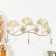Decorative metal hooks "Ginkgo leaves" 28x4x16 cm