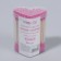 Cotton -based sticks “heart”, 7 cm, 64 pcs, in a plastic organizer, pink color