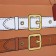 Female bag, lightning tout, brown color