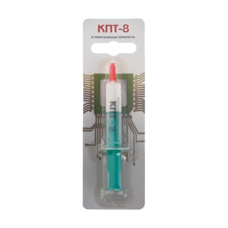 Thermal paste "KPT-8", 8 gr, syringe-6