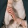 Baroque Baroque Bracelet Clock, white color in gold, l = 18 cm