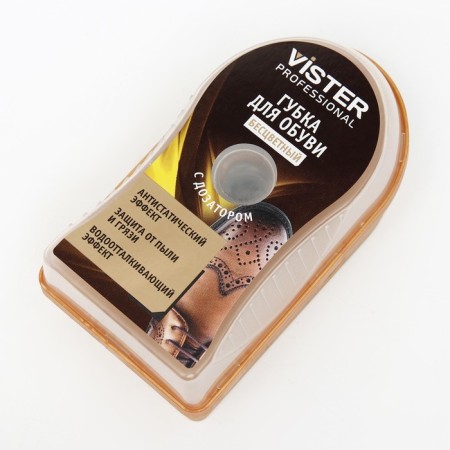 Bloss for leather shoes Vister Proff, with a colorless 6 ml dispenser