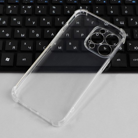 Czech for iPhone 13 Pro, anti -suggestion, silicone, transparent-2