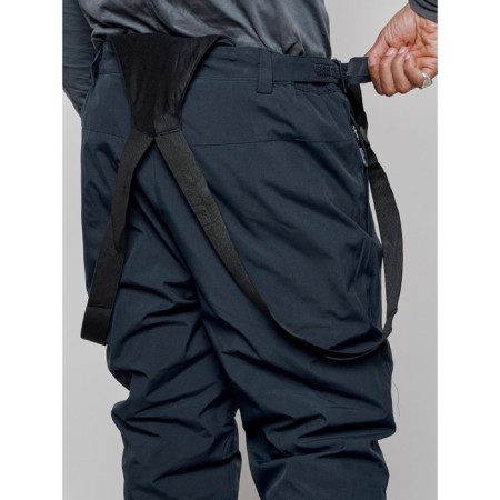 Male winter ski costume, size 48, dark blue color-19