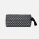 Cosmetic bag with lightning, black color