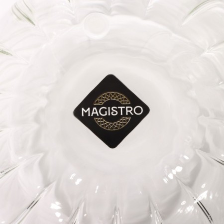 Glass glass with double walls Magistro "Whirlwind", 200 ml-4