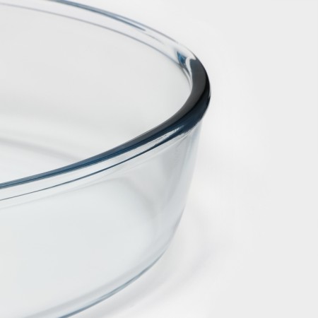 Oval glass form for microwave borcam, without cover-5