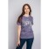 Women's T -shirt Let’s Go, size 44, graphite color