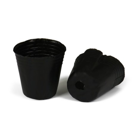 Polyethylene pots for seedlings, 70 ml, 5.5 × 5.5 × 6 cm, thickness 50 μm, black, Greengo-1
