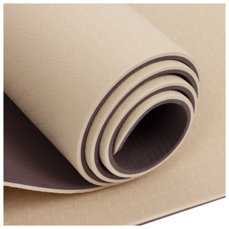 Sangh yoga rug, 183x61x0.6 cm, beige/brown color-9