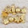 Set of jewelry plastic 10 pcs "Sanda" gold