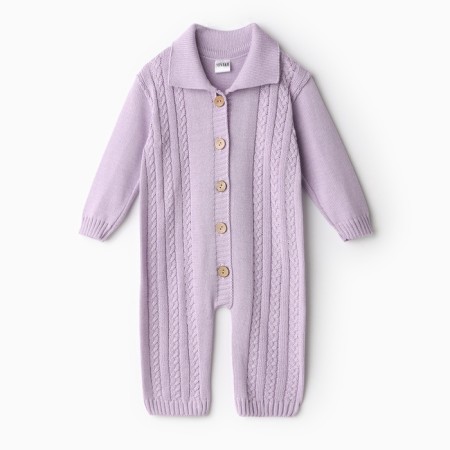 Combine Children's Knitted Minaku, height 80-86, lavender color-1