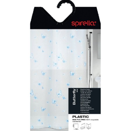 Peva bathroom curtain (butterfly-chain) BL, 180*200-1